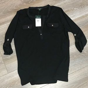 Ralph Lauren half sleeve dressy shirt! Size L